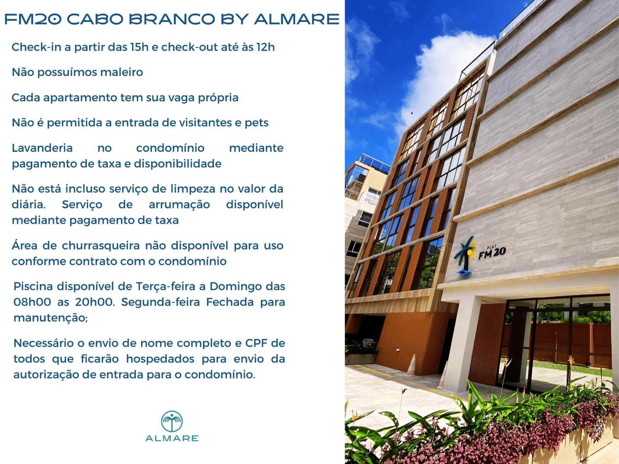 Flat Fm20 Cabo Branco Loft 2 - By Almare Apartment Joao Pessoa